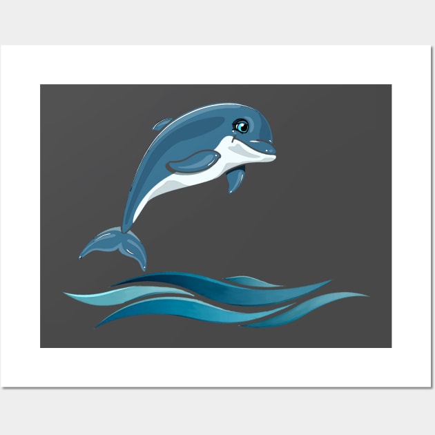 Dolphin Wall Art by madmonkey